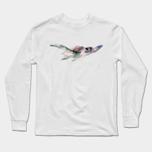 Swimming Sea Turtle Long Sleeve T-Shirt